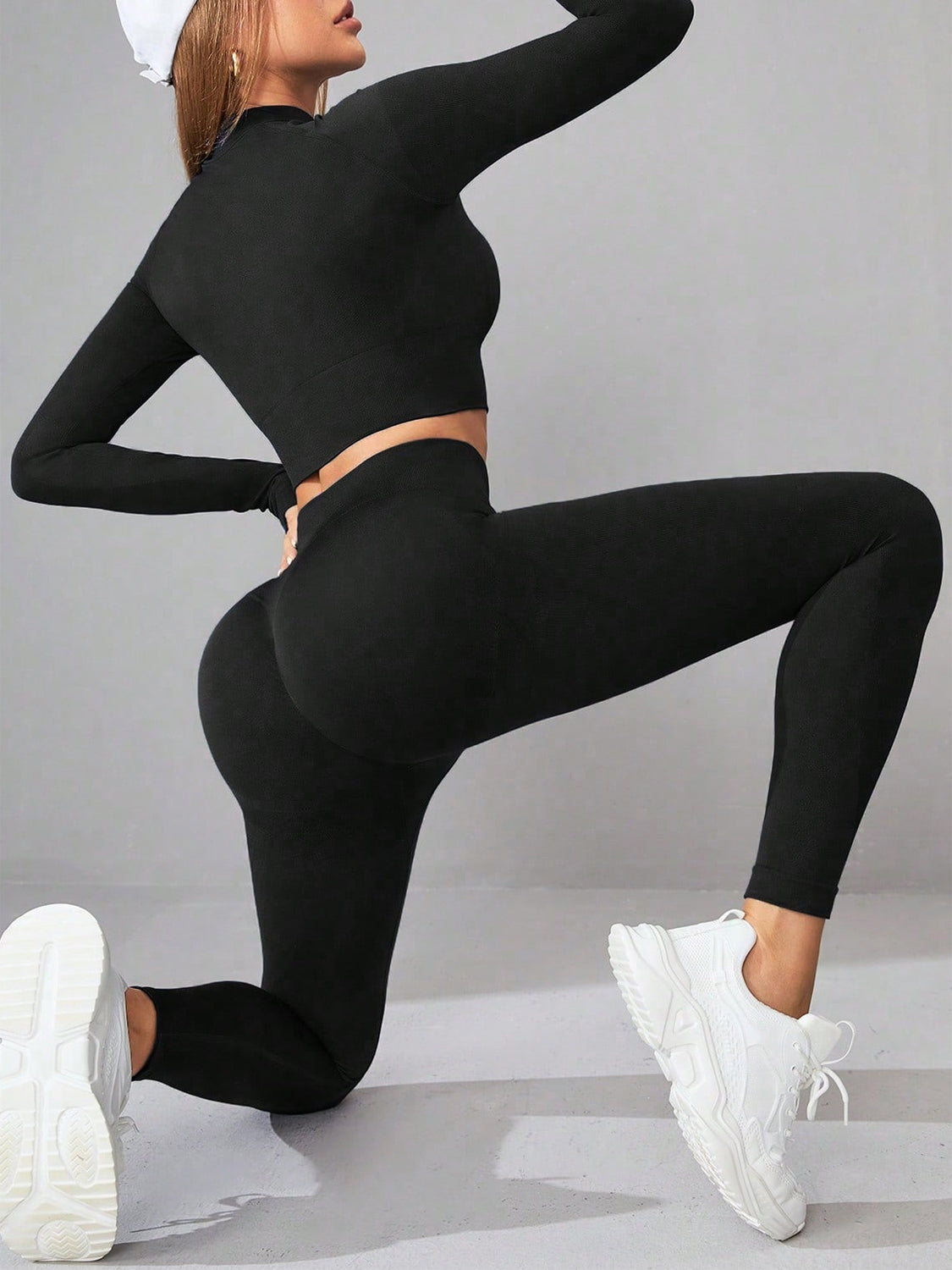 Long Sleeve Top & Sports Leggings