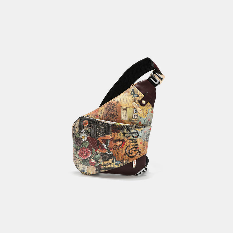 Vegan Leather Leopard Cross Body Bag