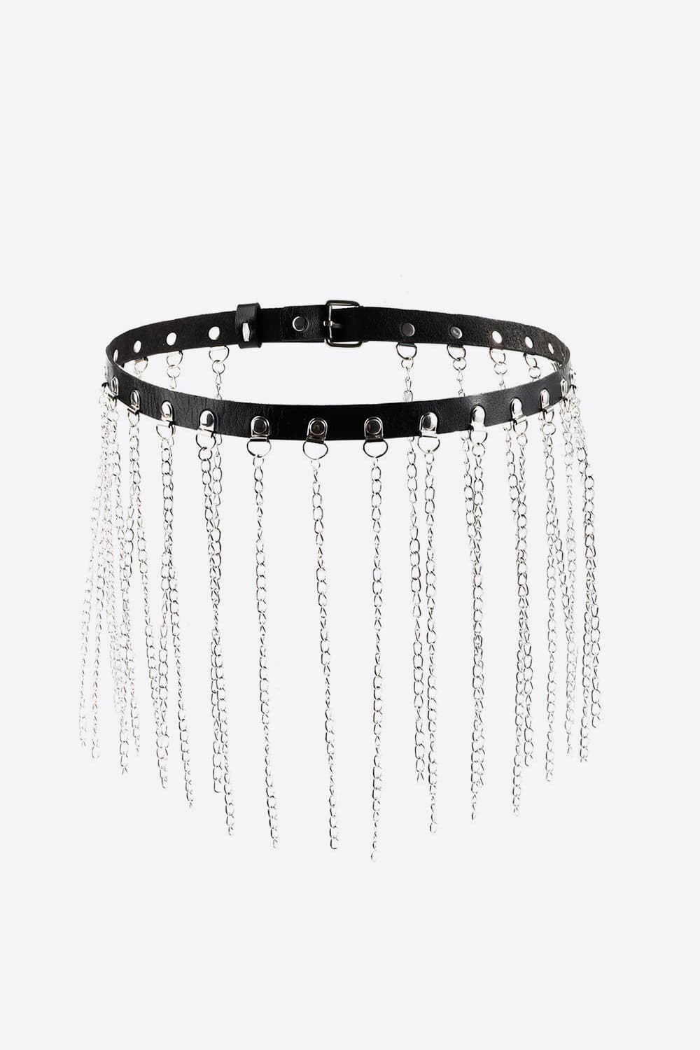 Chain PU Leather Belt