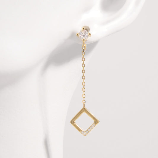 Zircon Earrings 18K plated