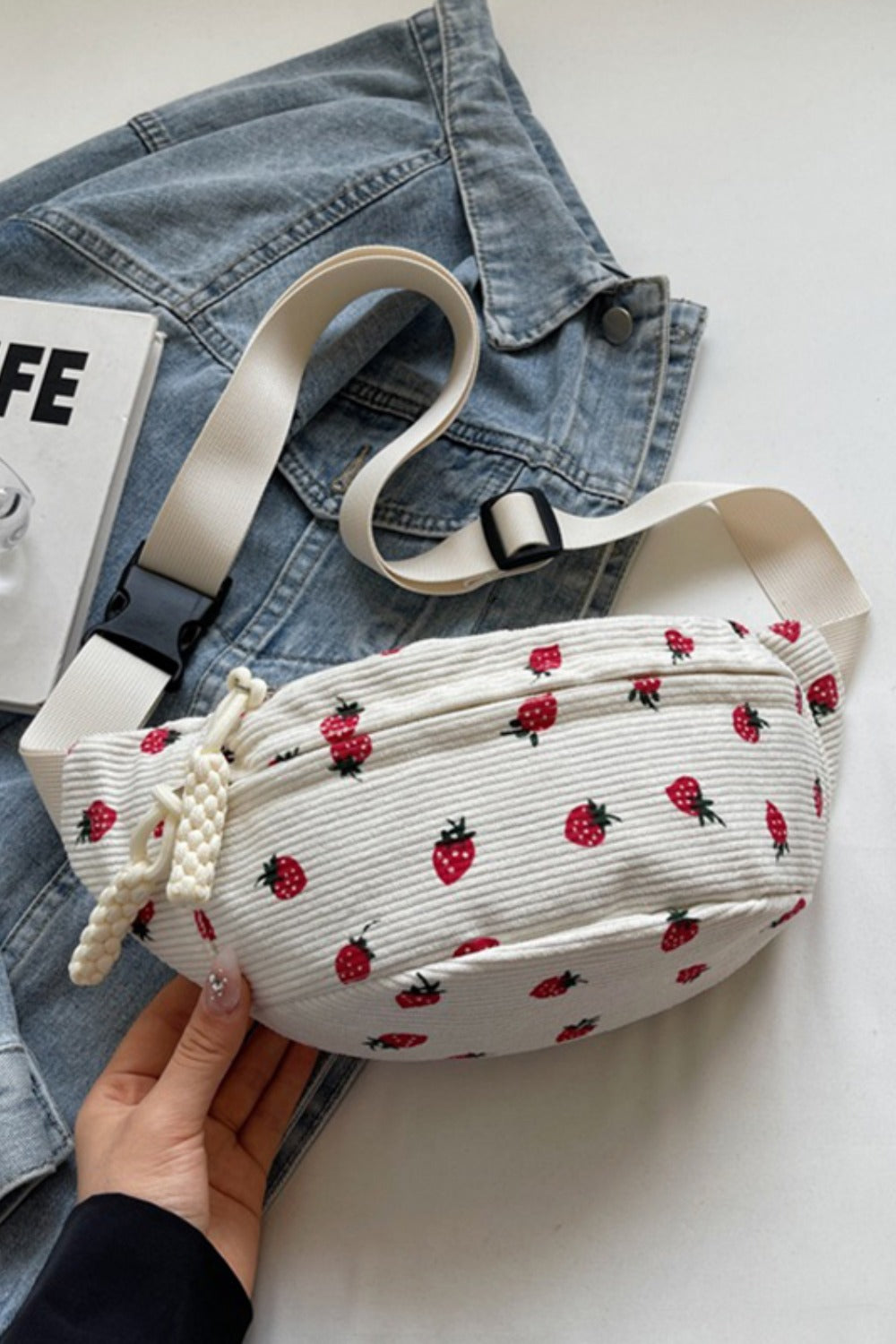 Printed Adjustable Sling Bag