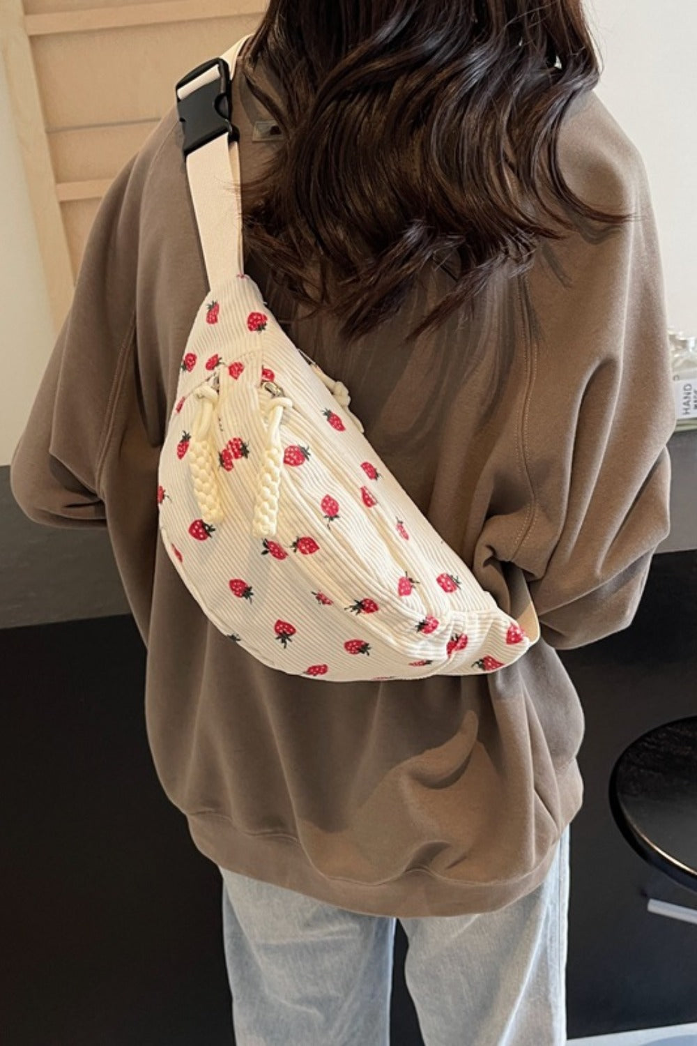 Printed Adjustable Sling Bag