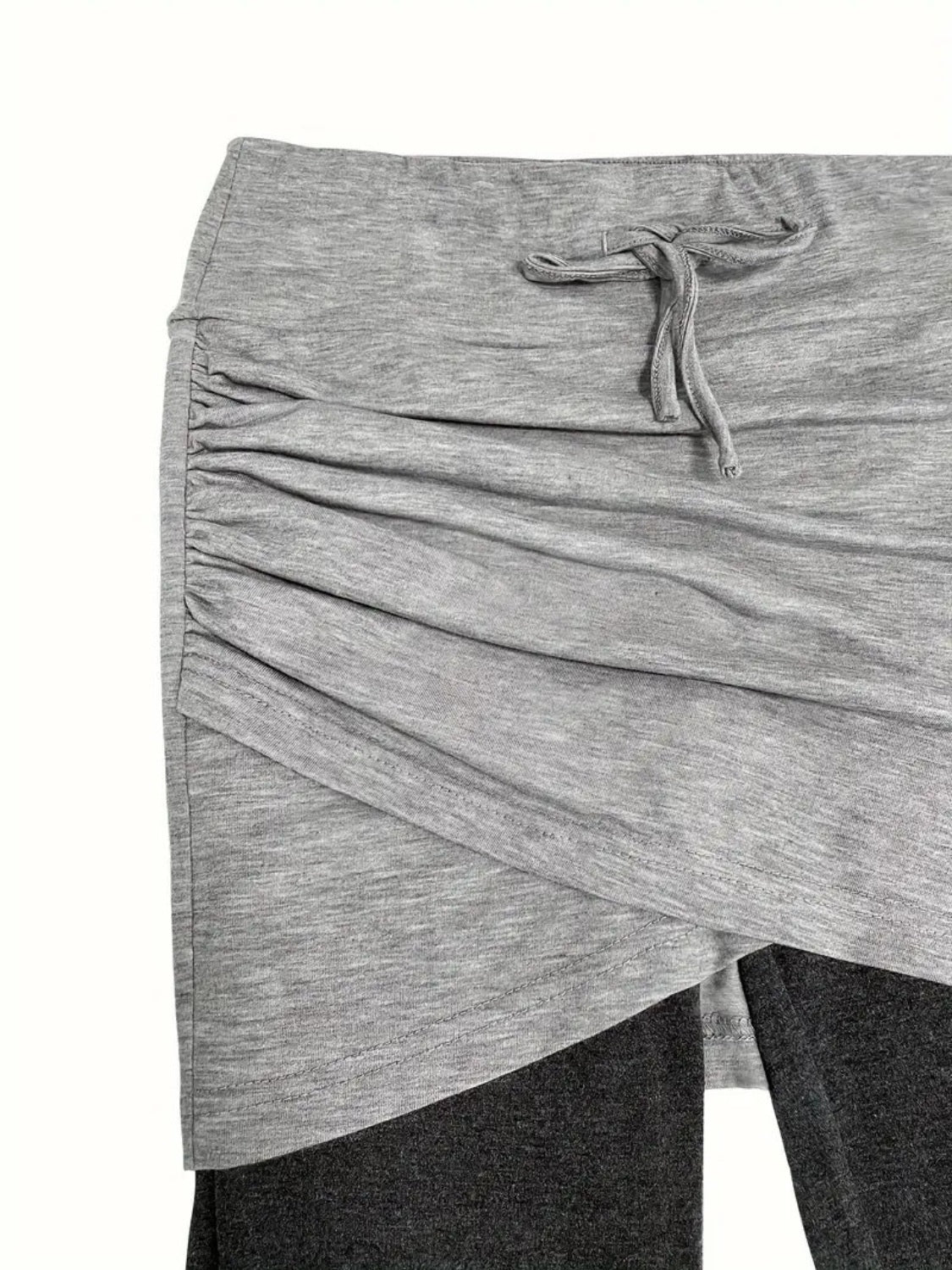 Active Leggings with Ruched Skirt