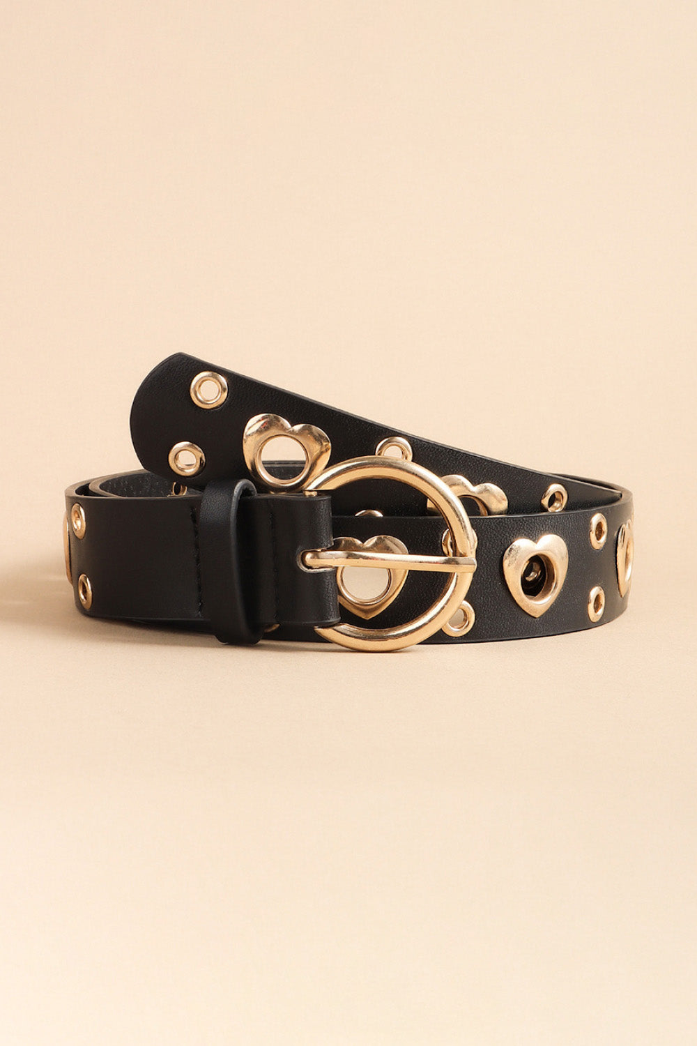 Heart Shaped PU Leather Belt