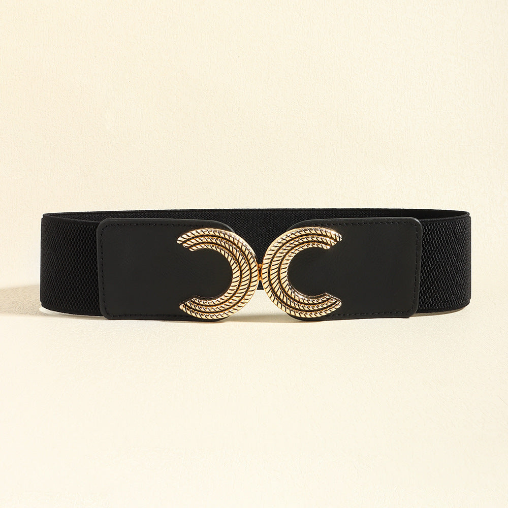 C Buckle Elastic Belt