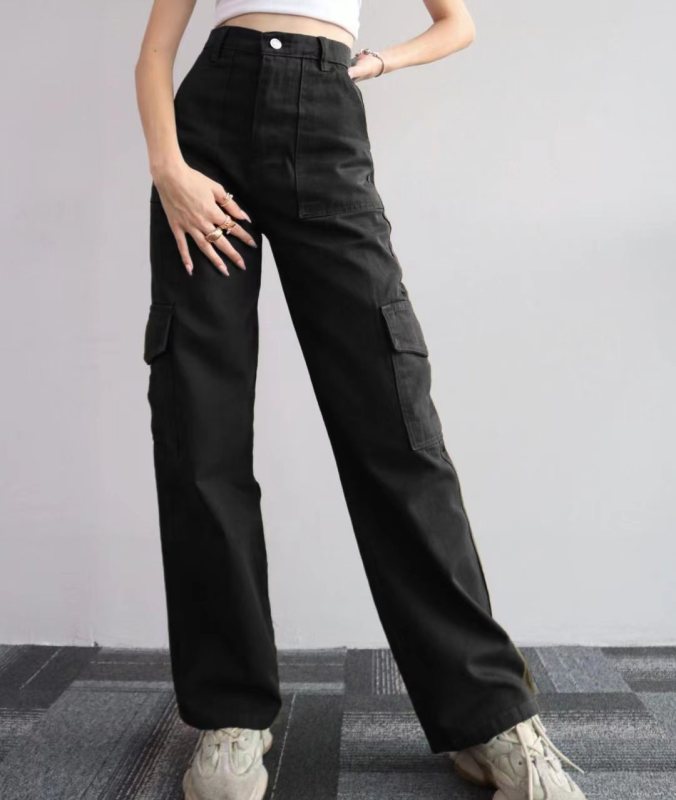 Versatile mid-rise overalls