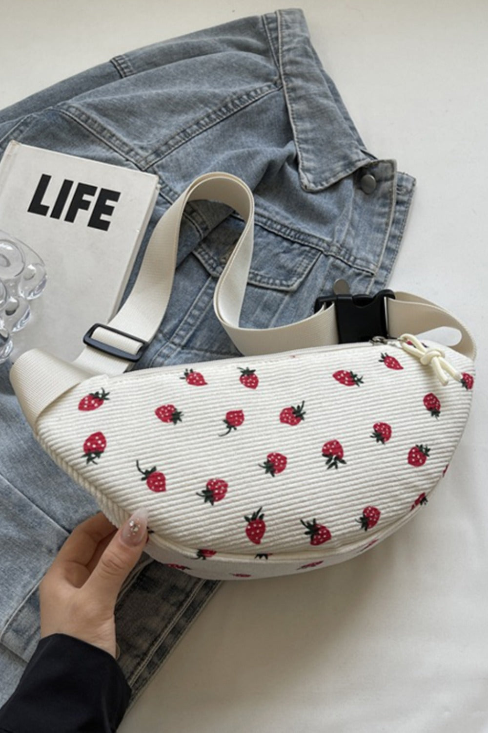 Printed Adjustable Sling Bag