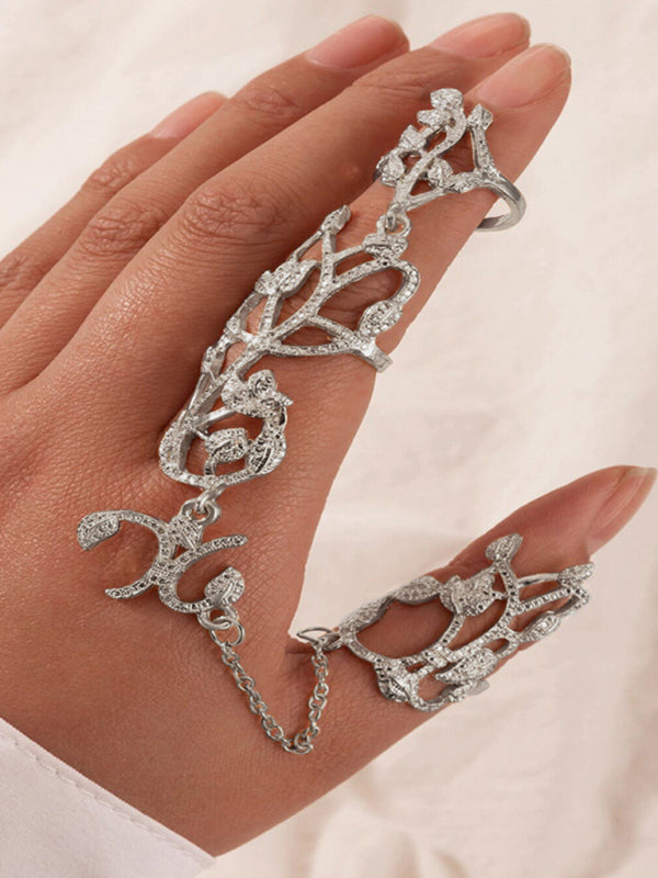 Flower hand jewelry