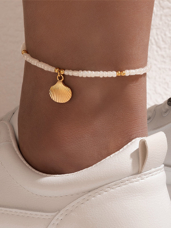 Shell Beaded Anklet