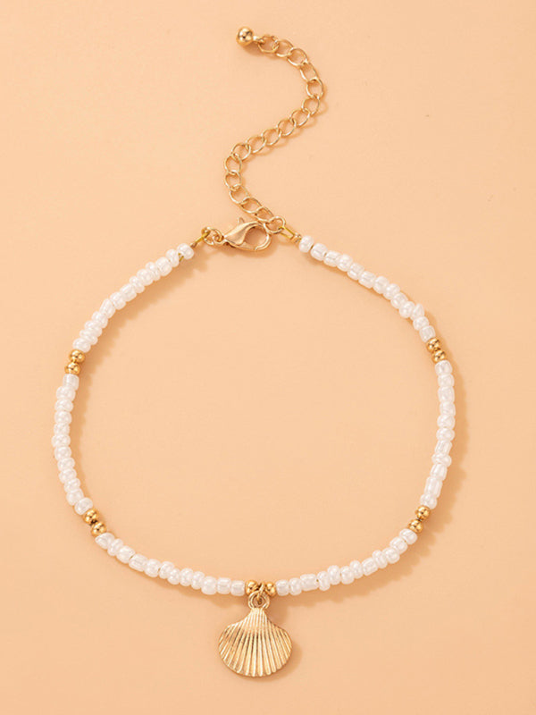 Shell Beaded Anklet