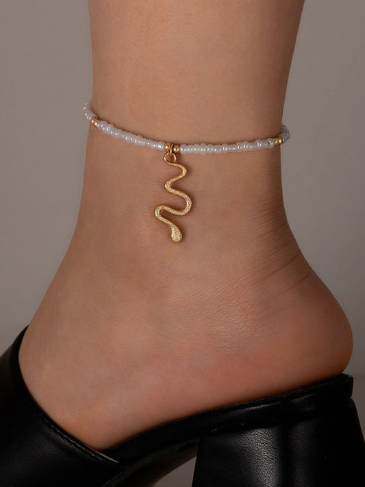 Shell Beaded Anklet