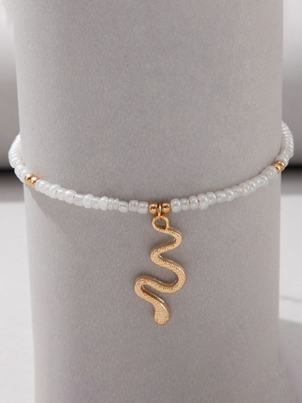 Shell Beaded Anklet