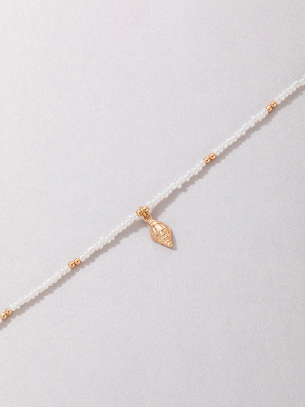 Shell Beaded Anklet