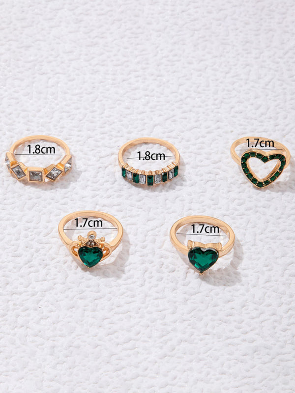 Retro palm ring multi-piece set