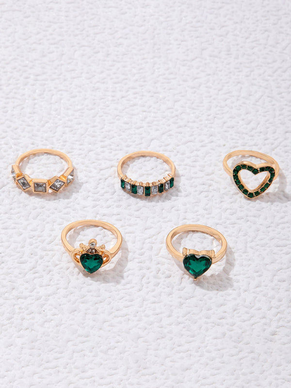 Retro palm ring multi-piece set