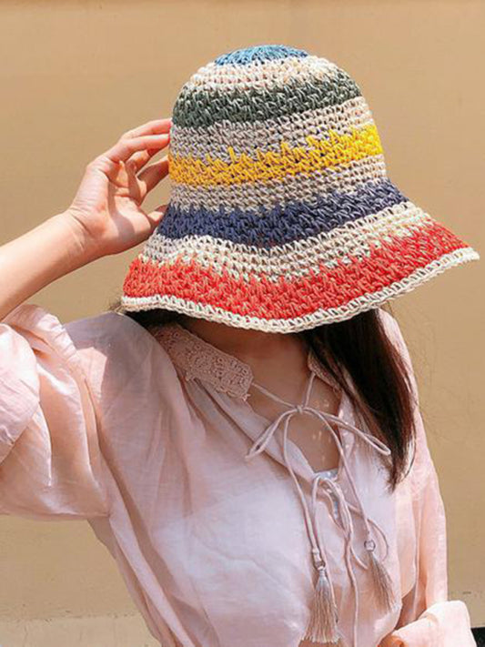Straw beach sun hat