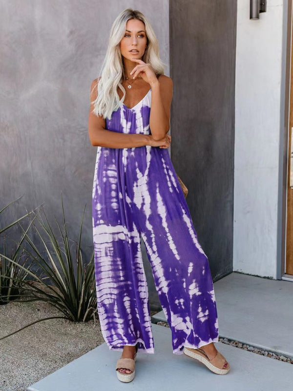 Classic wide-leg jumpsuit