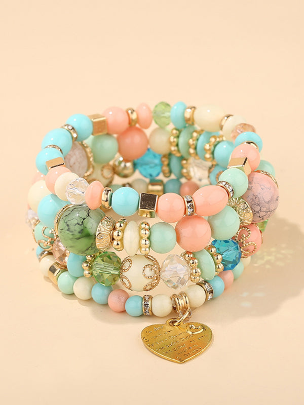 Bohemian Crystal Beaded Bracelet