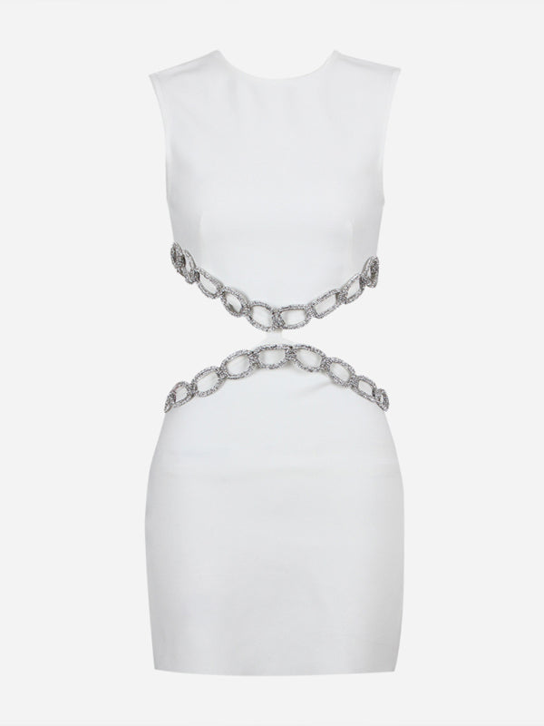 Diamond bandage party dress