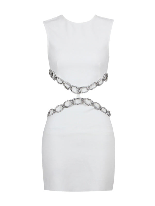 Diamond bandage party dress