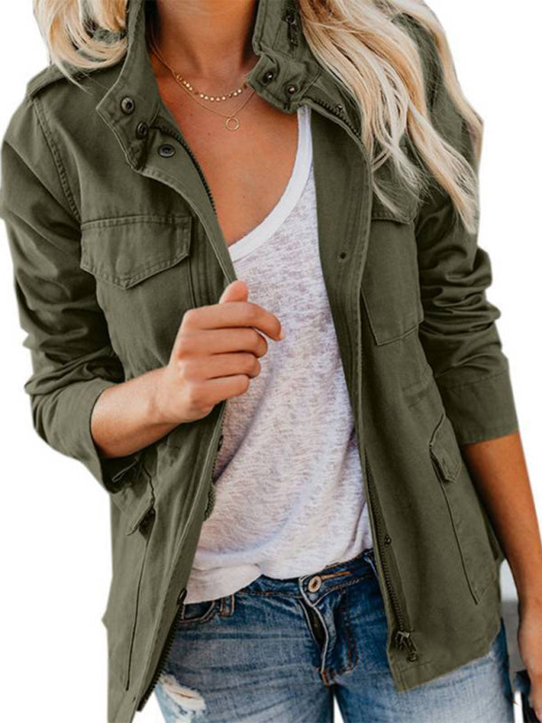 Loose zippered jacket