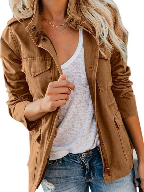 Loose zippered jacket