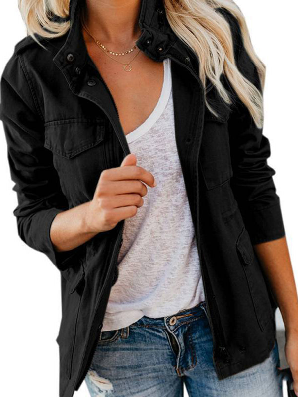 Loose zippered jacket