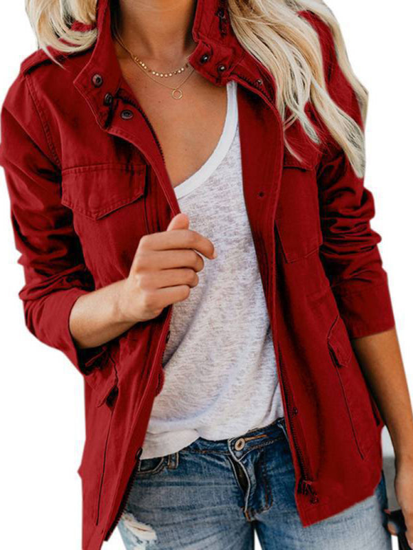 Loose zippered jacket