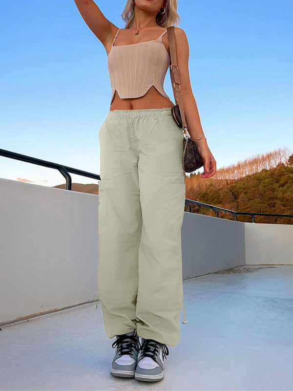 Loose multi-pocket cargo pants