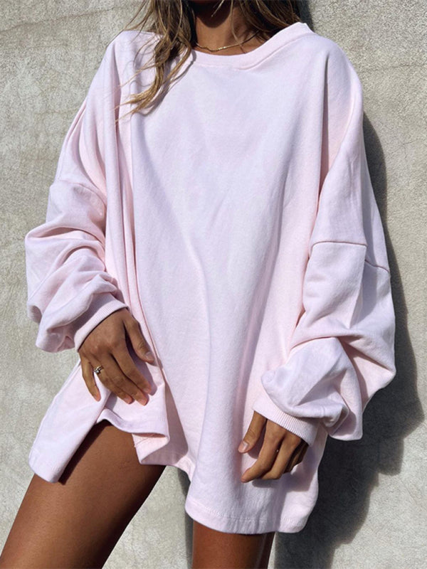 Casual loose long Sweatshirt