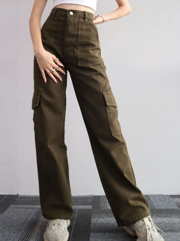 Versatile mid-rise overalls