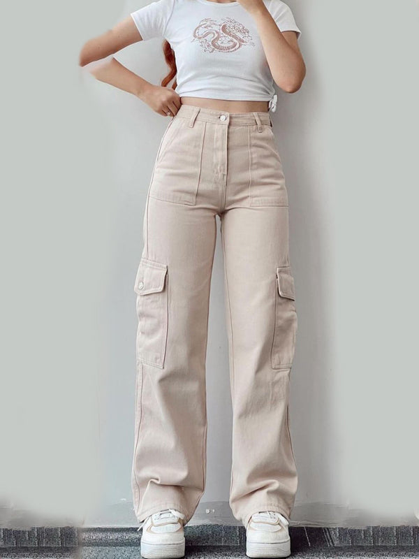 Versatile mid-rise overalls