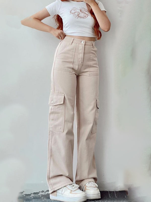 Versatile mid-rise overalls