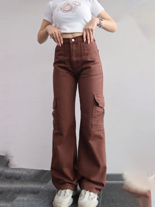 Versatile mid-rise overalls