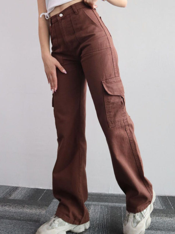 Versatile mid-rise overalls