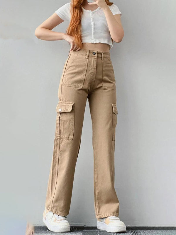 Versatile mid-rise overalls