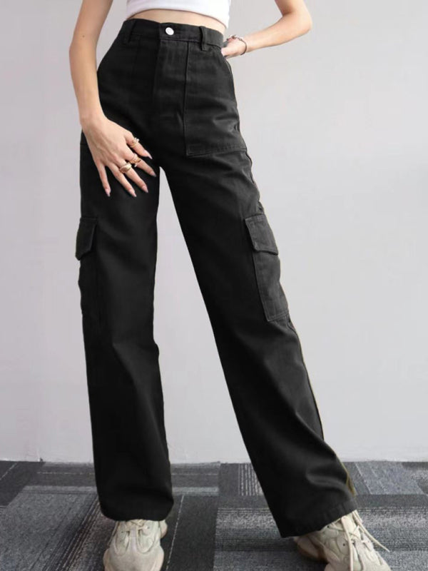 Versatile mid-rise overalls