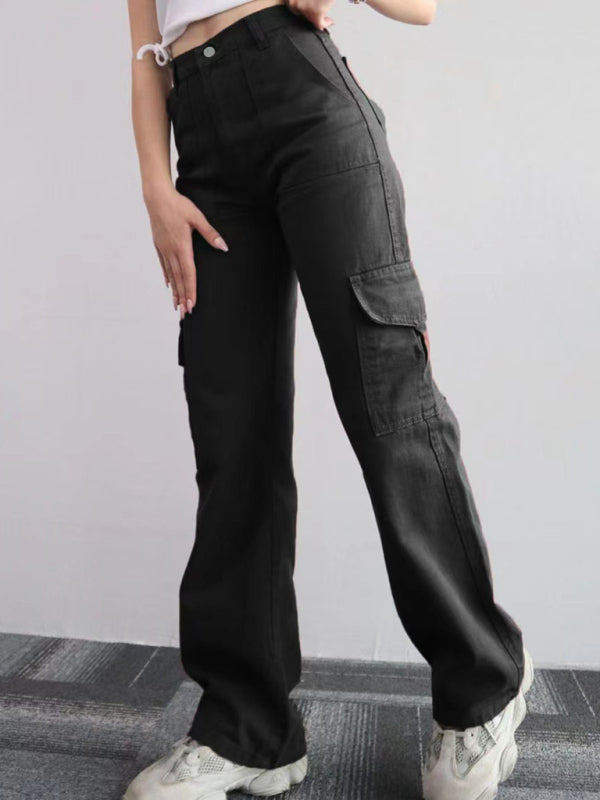 Versatile mid-rise overalls