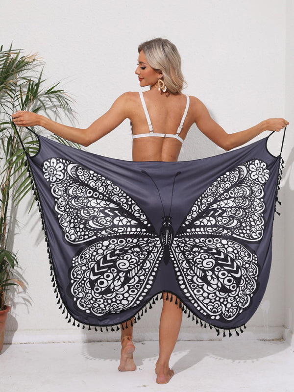 Butterfly beach skirt