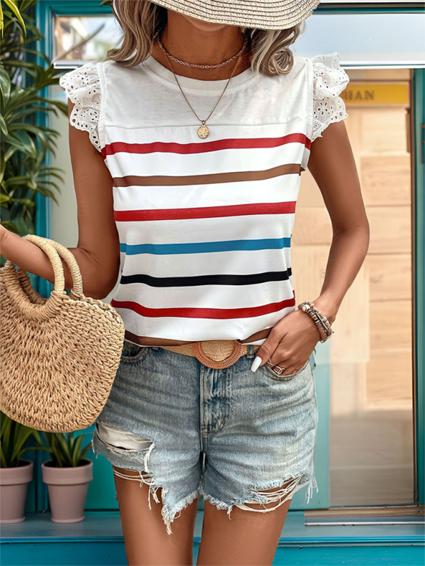 Casual striped top