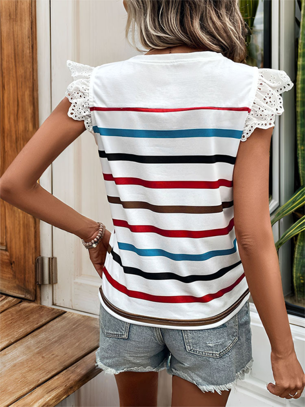 Casual striped top