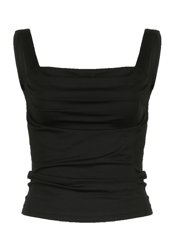 Pleated simple Camisole