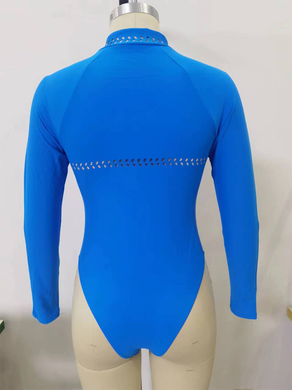 One-piece surfing swimsuit