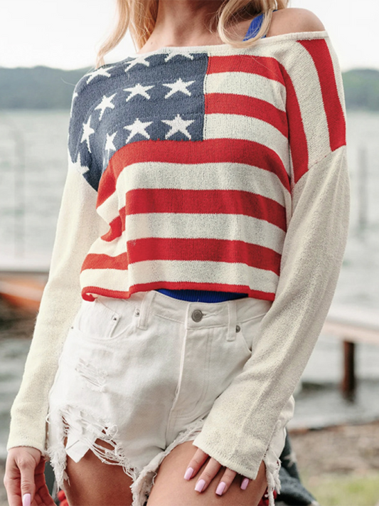 Independence Day knit sweater