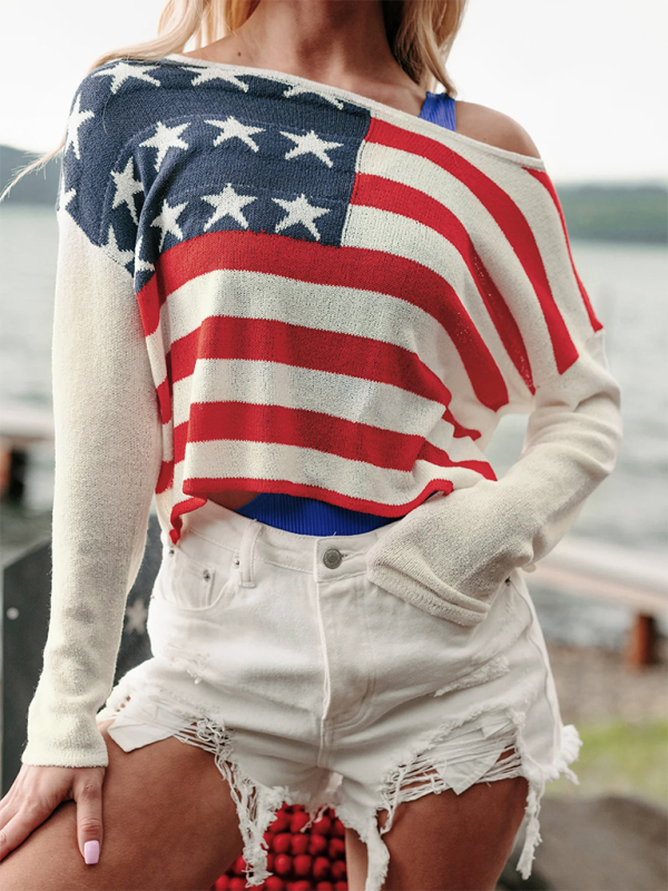 Independence Day knit sweater