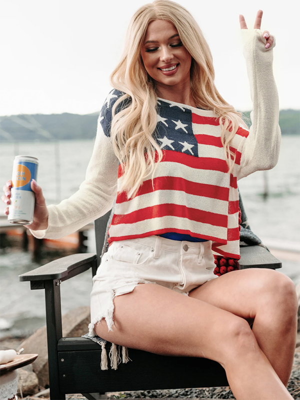 Independence Day knit sweater