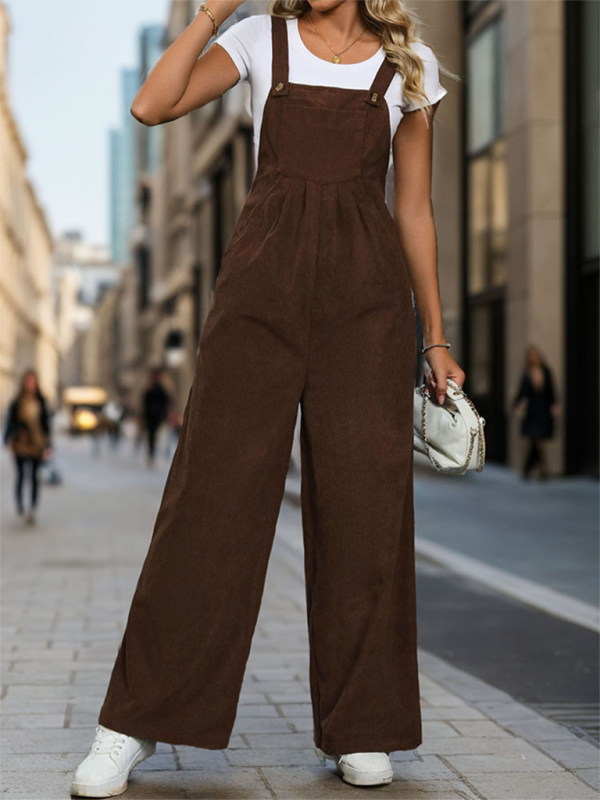 Corduroy overalls