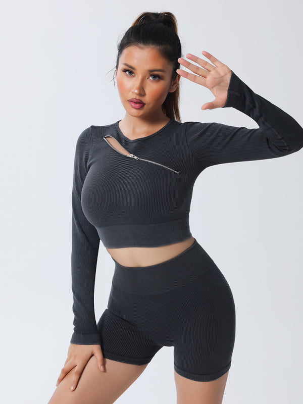 Quick Dry Long Sleeve Yoga Top