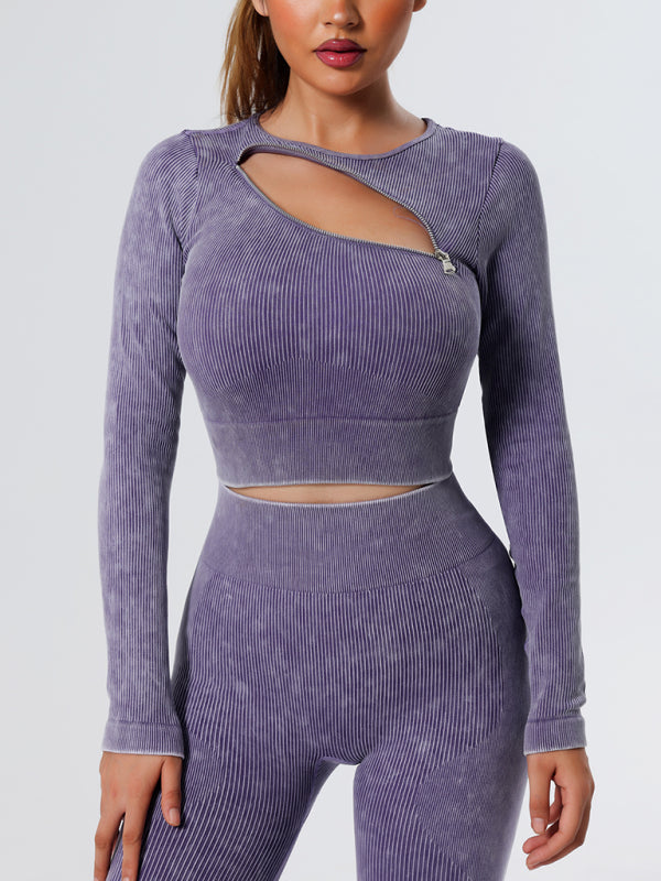 Quick Dry Long Sleeve Yoga Top