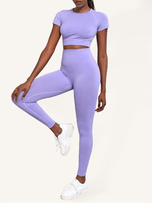 Yoga short top + pants